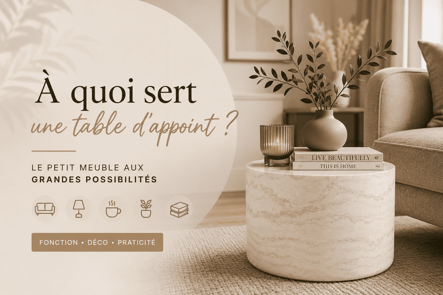 À quoi sert une table d'appoint ?