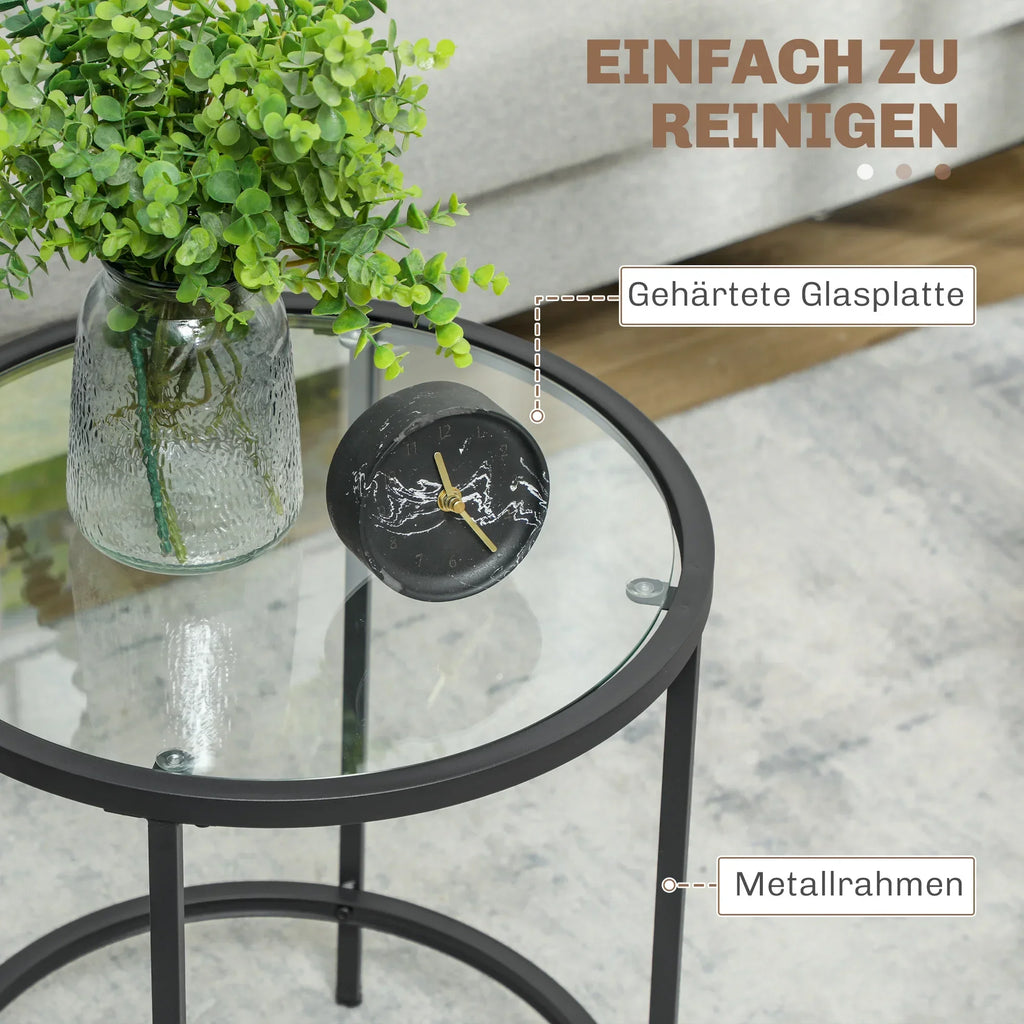 Table d’appoint ronde Haly
