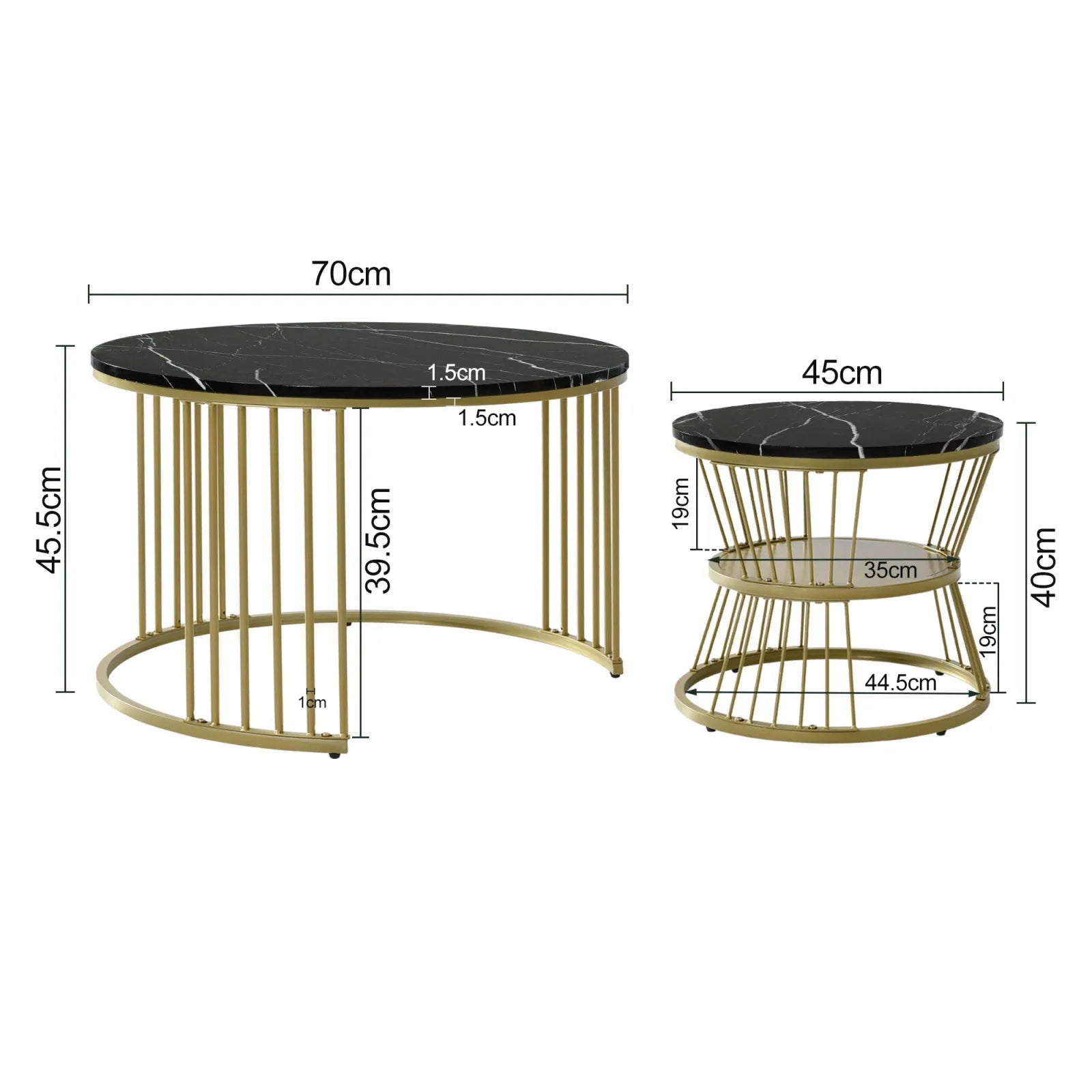 Table basse d’appoint Velora