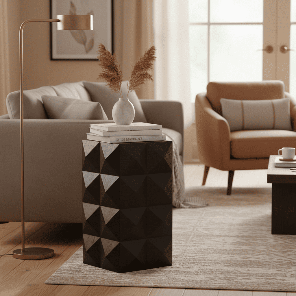 Table d’appoint haute Obsidia