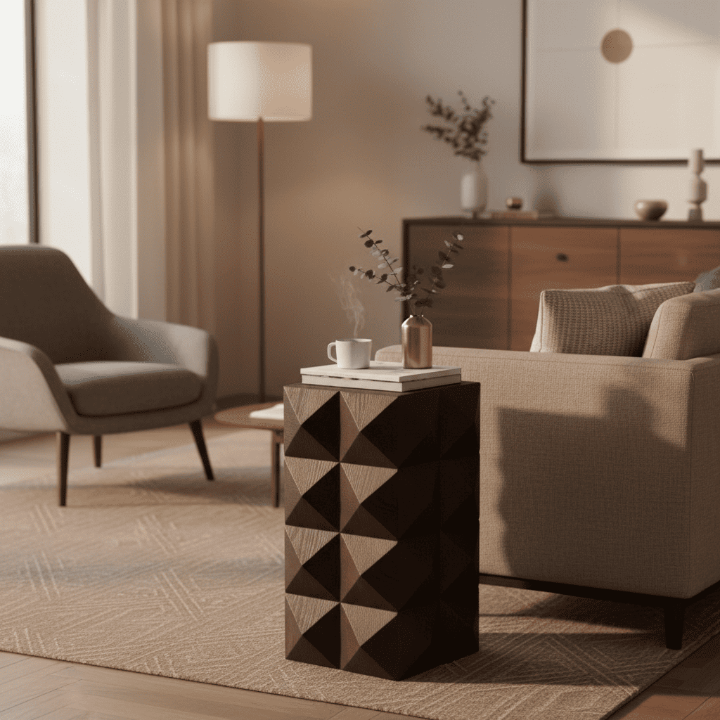 Table d’appoint haute Obsidia