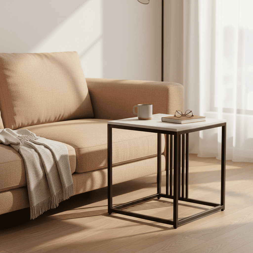 Table d’appoint marbre Sorell