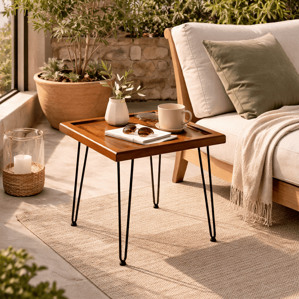 Table d'appoint rétro Théa