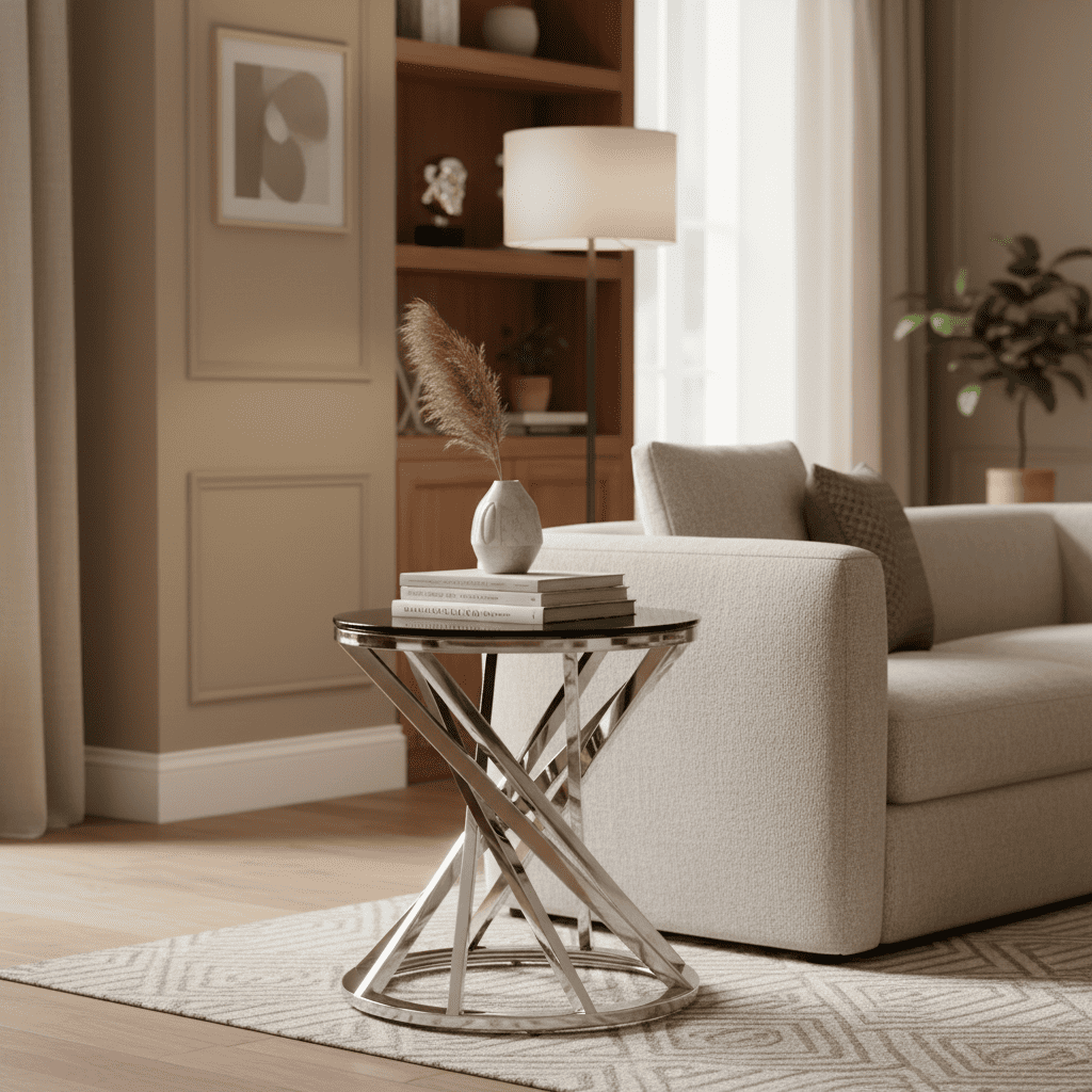 Table d'appoint ronde Astra