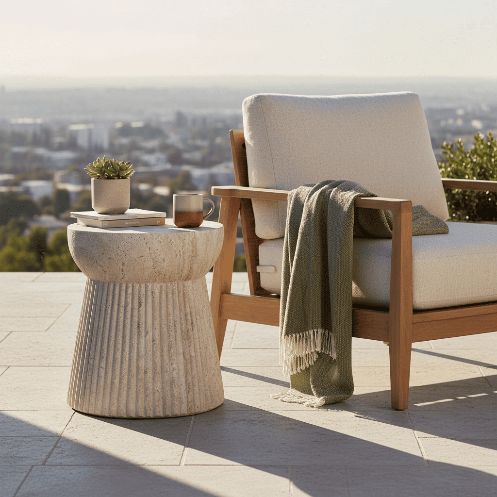 Table d’appoint ronde Caldera