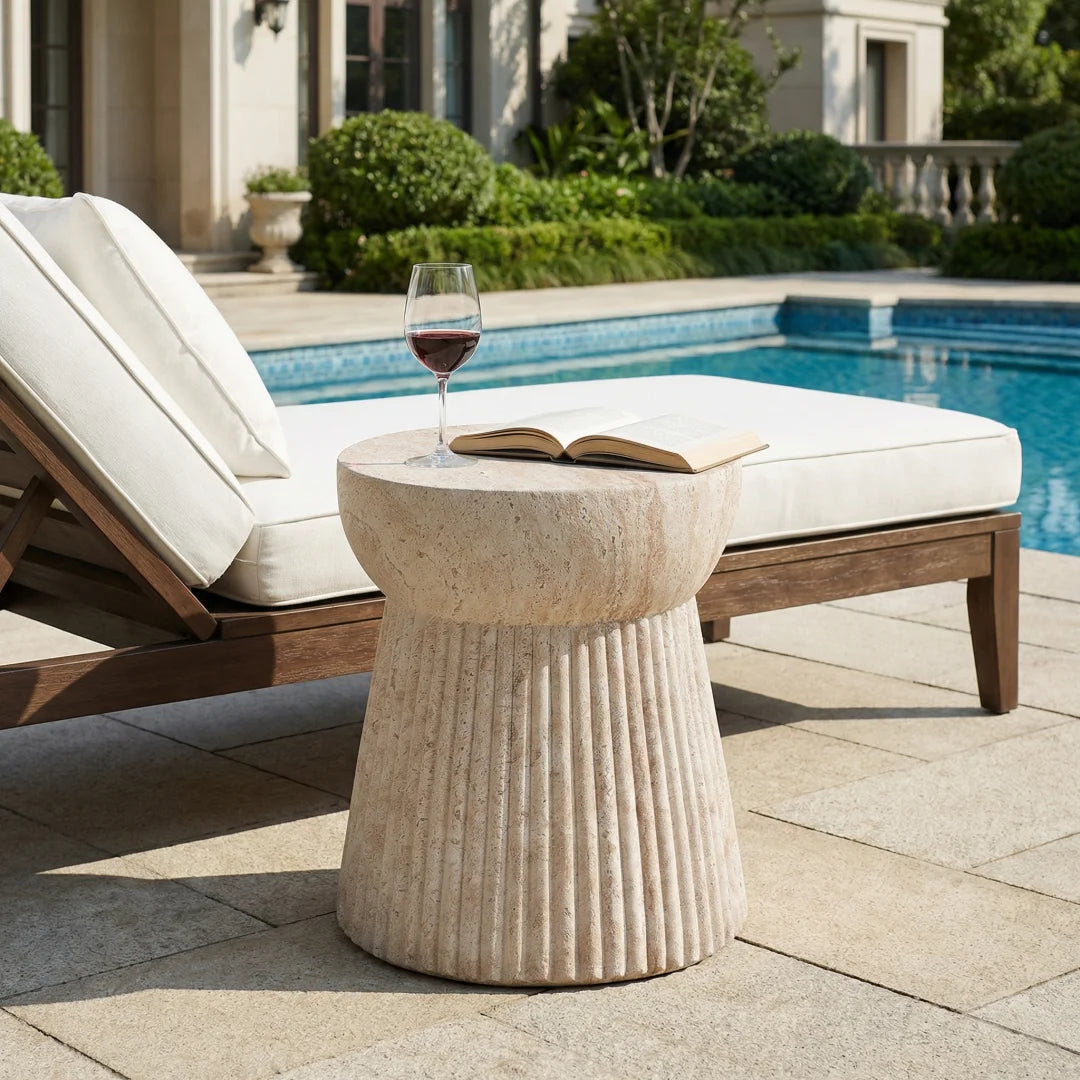 Table d’appoint ronde Caldera