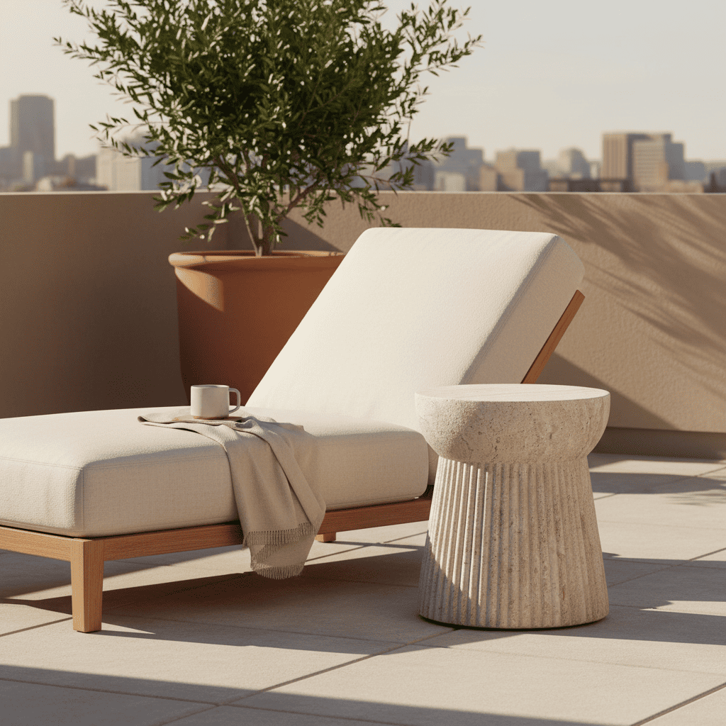 Table d’appoint ronde Caldera