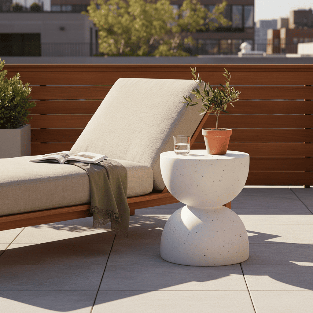 Table d'appoint ronde Elora