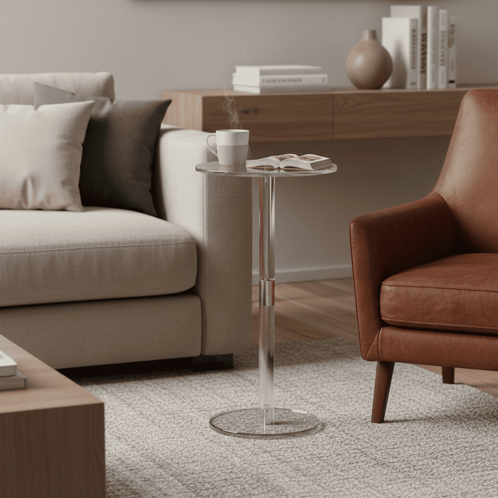 Table d'appoint ronde Halo