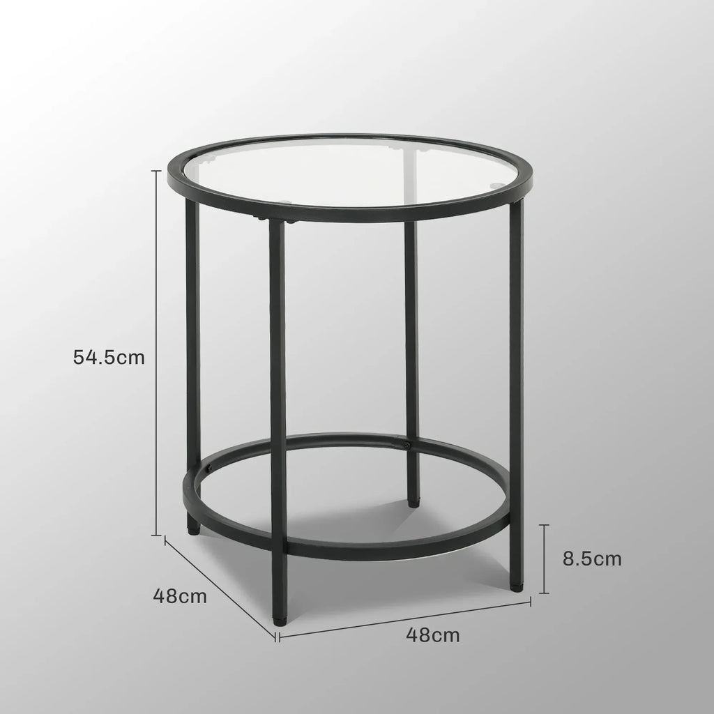 Table d’appoint ronde Haly