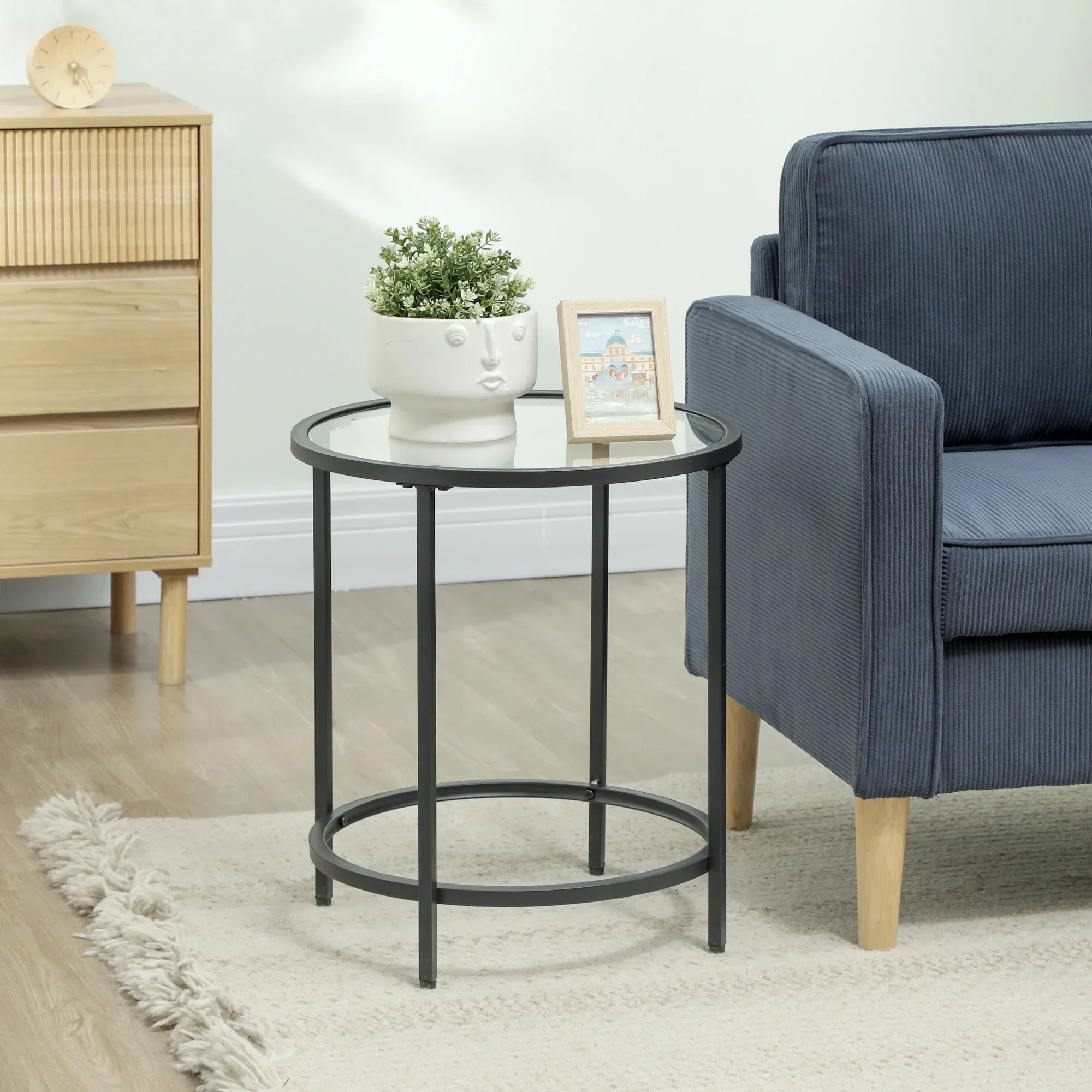Table d’appoint ronde Haly