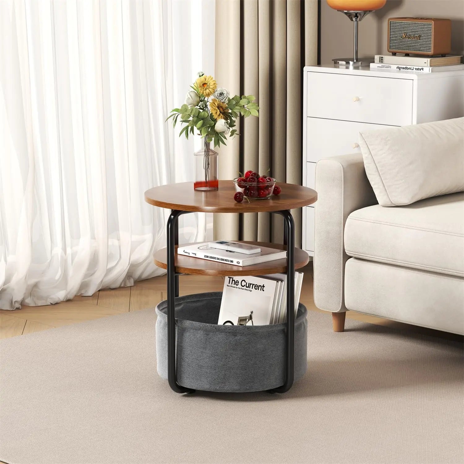 Table d’appoint ronde Lina
