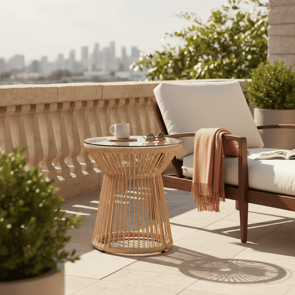 Table d'appoint ronde Nara