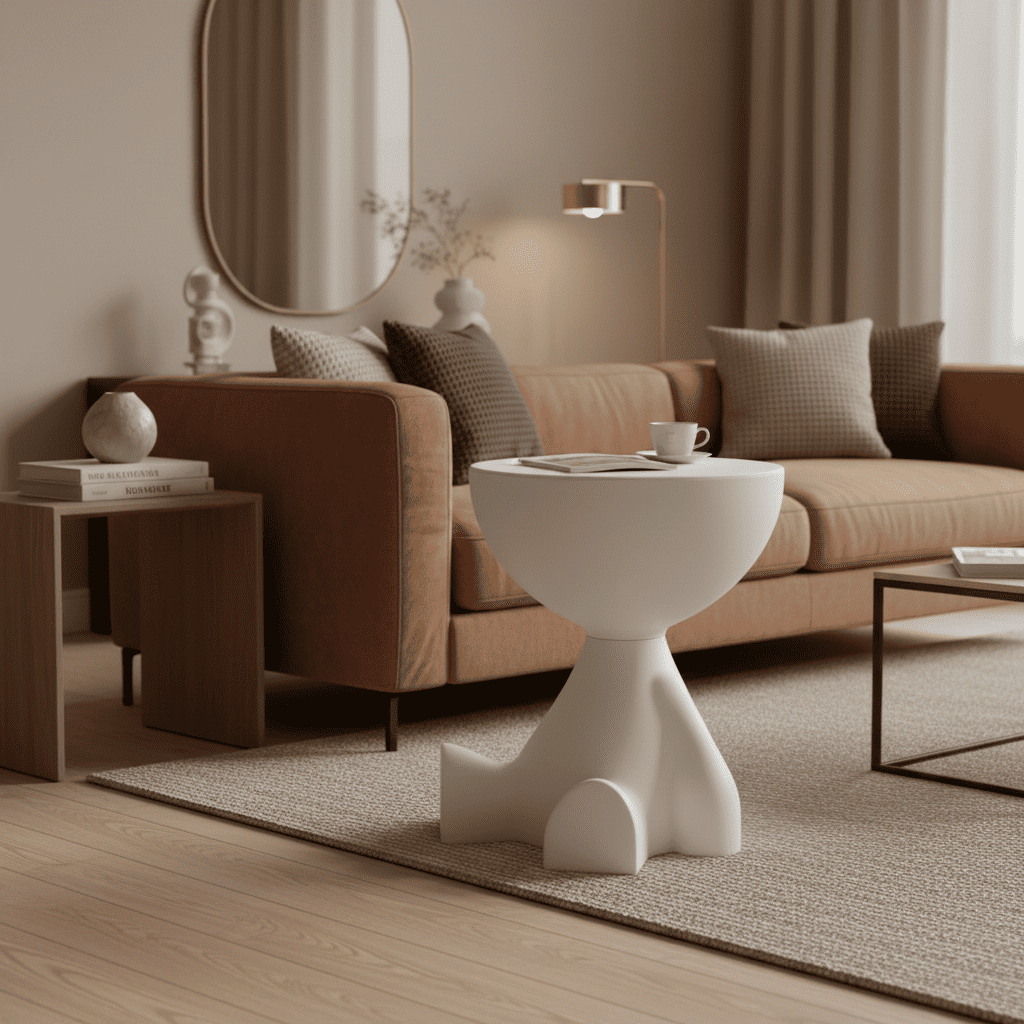 Table d’appoint ronde Néo
