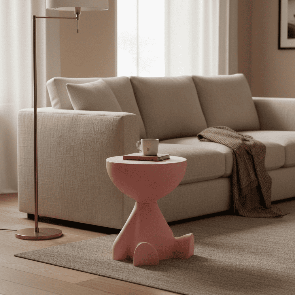 Table d’appoint ronde Néo