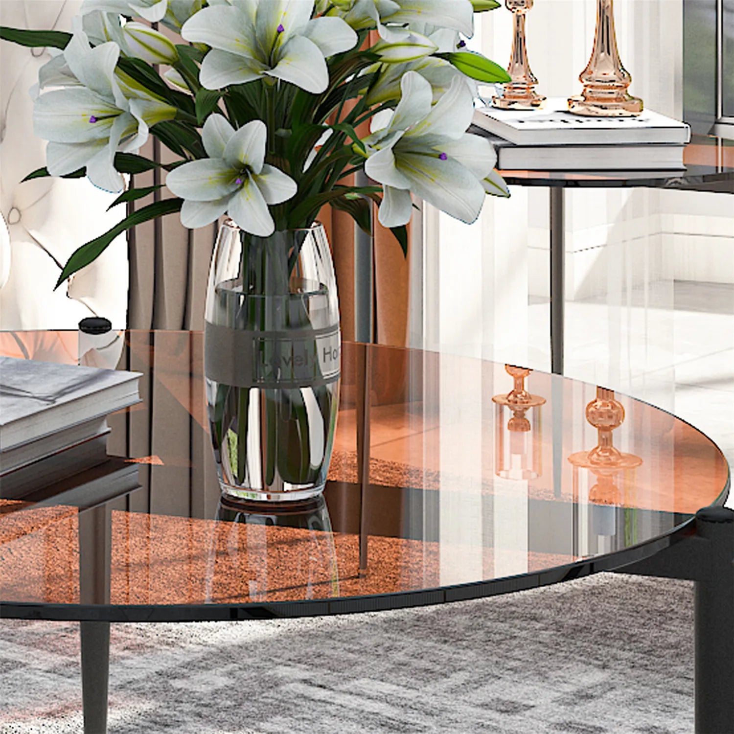 Table d’appoint ronde Orbit