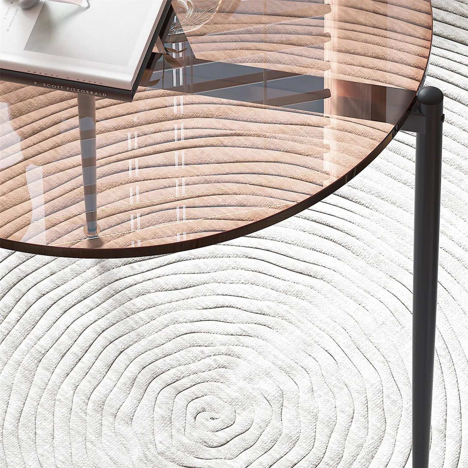 Table d’appoint ronde Orbit