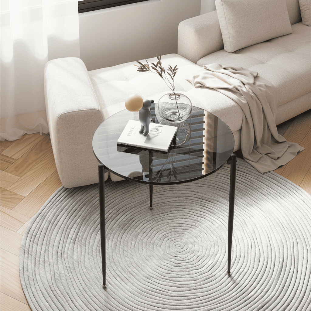 Table d’appoint ronde Orbit