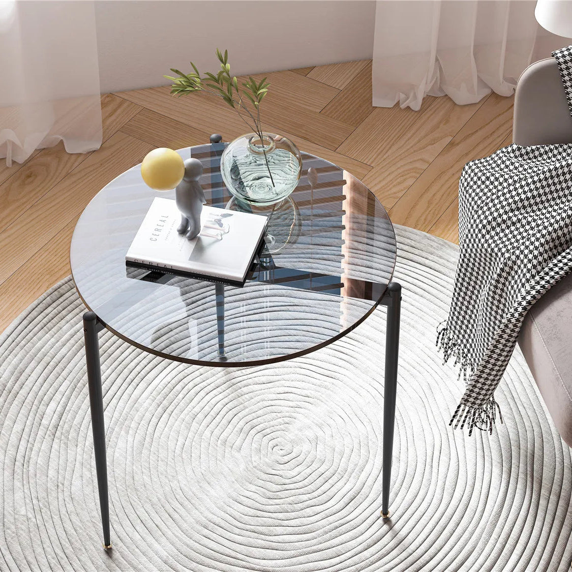 Table d’appoint ronde Orbit