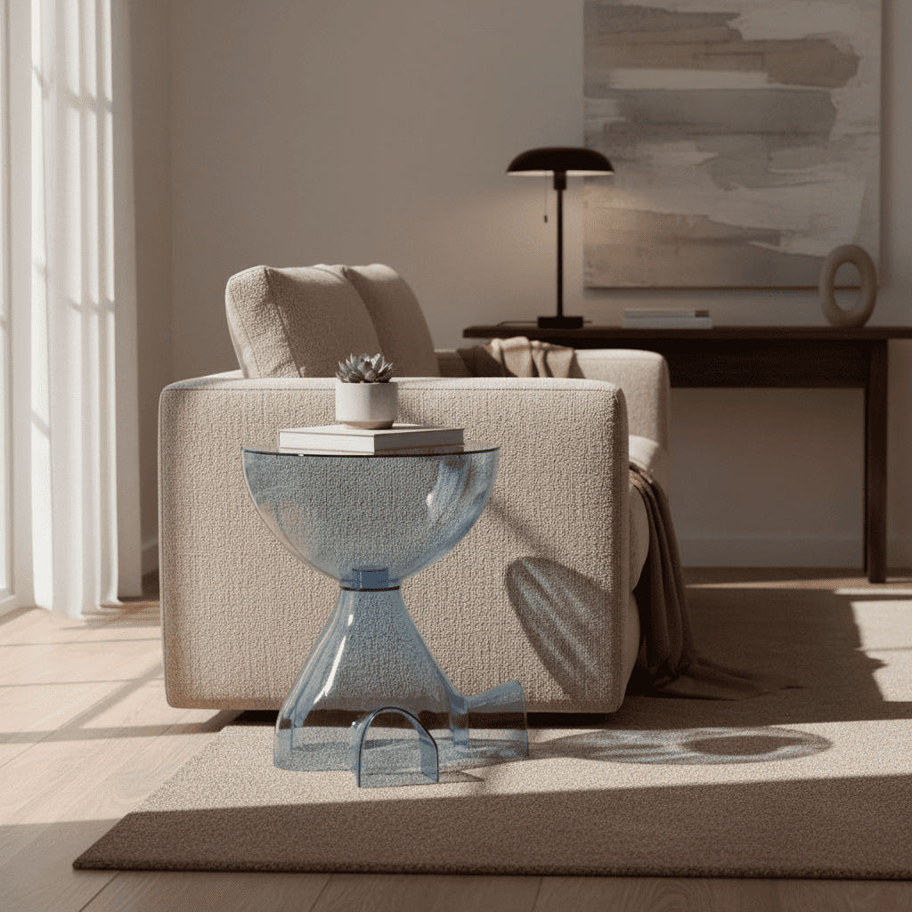 Table d’appoint ronde Prisma