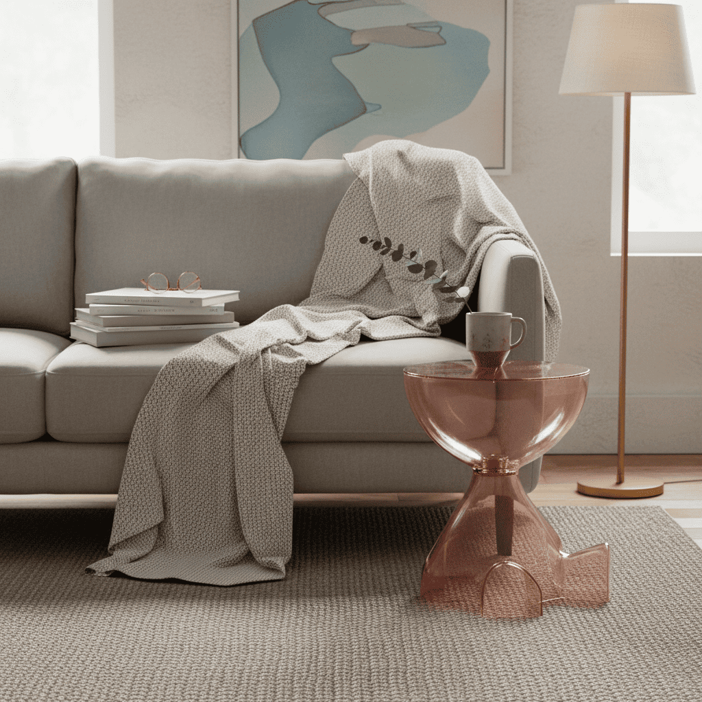 Table d’appoint ronde Prisma
