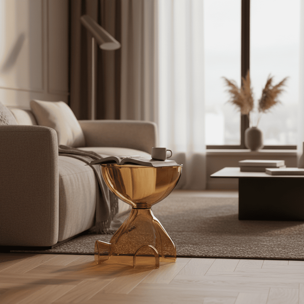 Table d’appoint ronde Prisma