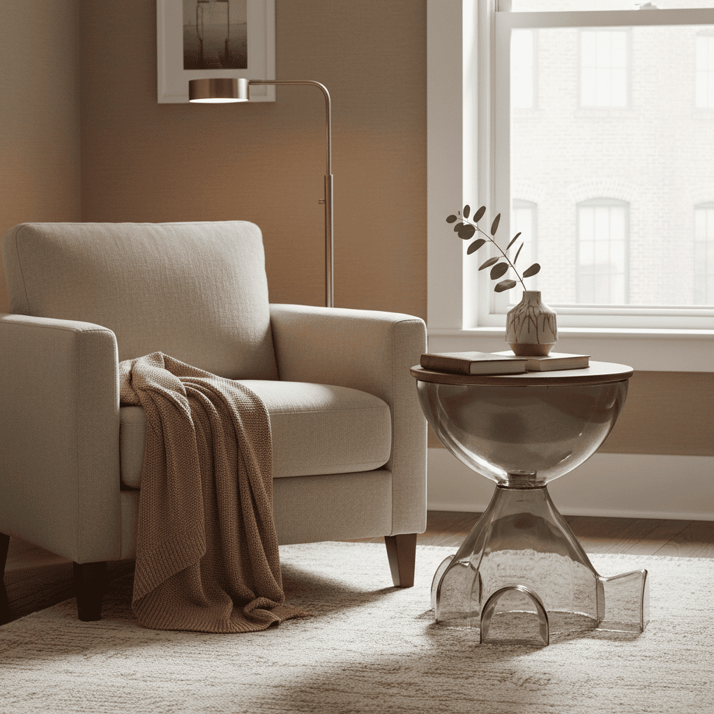 Table d’appoint ronde Prisma
