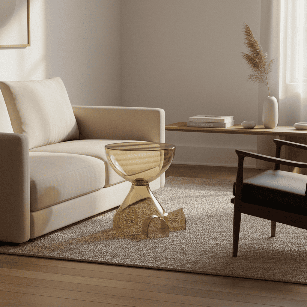 Table d’appoint ronde Prisma