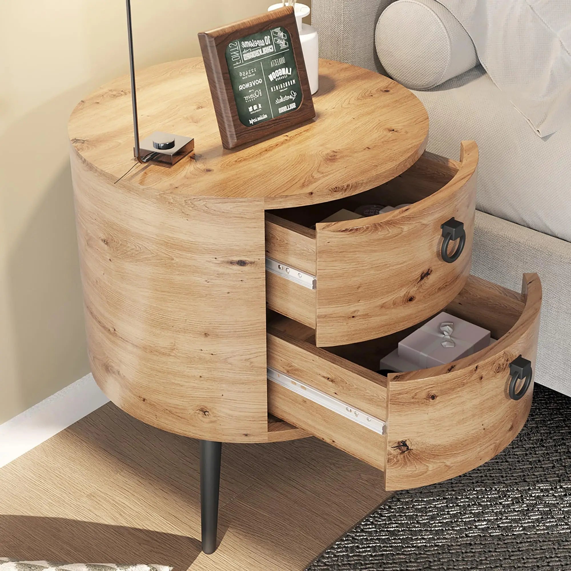 Table d’appoint ronde Velden